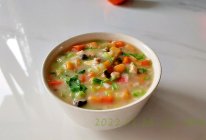 蟹蟹薯柿糊涂汤的做法