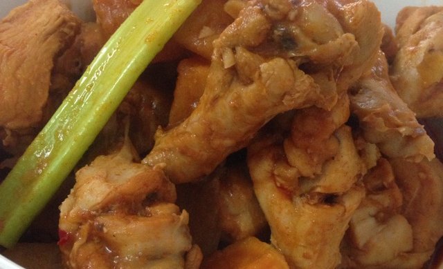 韩国辣烧鸡汤，닭도리탕