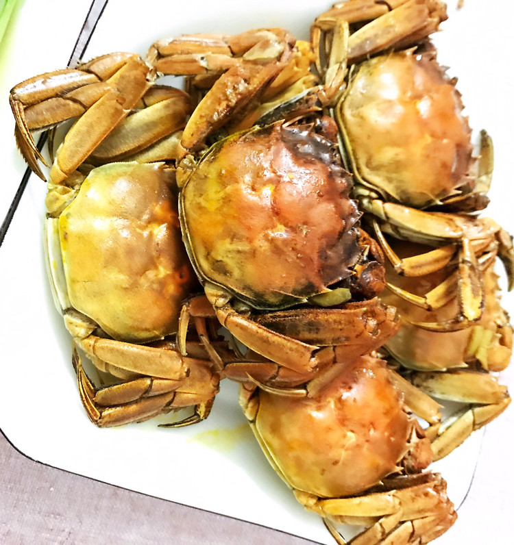 烤箱焗大闸蟹的做法