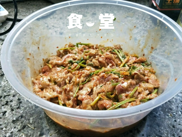 火锅菜系列～～香菜牛肉的做法