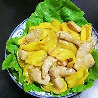 菠萝蜜炒肉柳的做法图解5