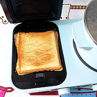 紫薯奶酪三明治配牛奶燕麦粥的做法图解9