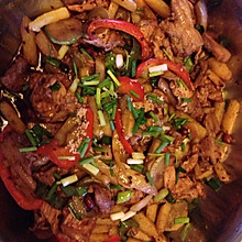 瘦肉土豆干锅