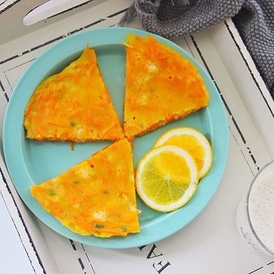 胡萝卜虾饼