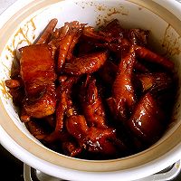 鸡爪红烧肉的做法图解5