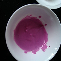 紫薯酸奶溶豆--婴幼儿小零食的做法图解2
