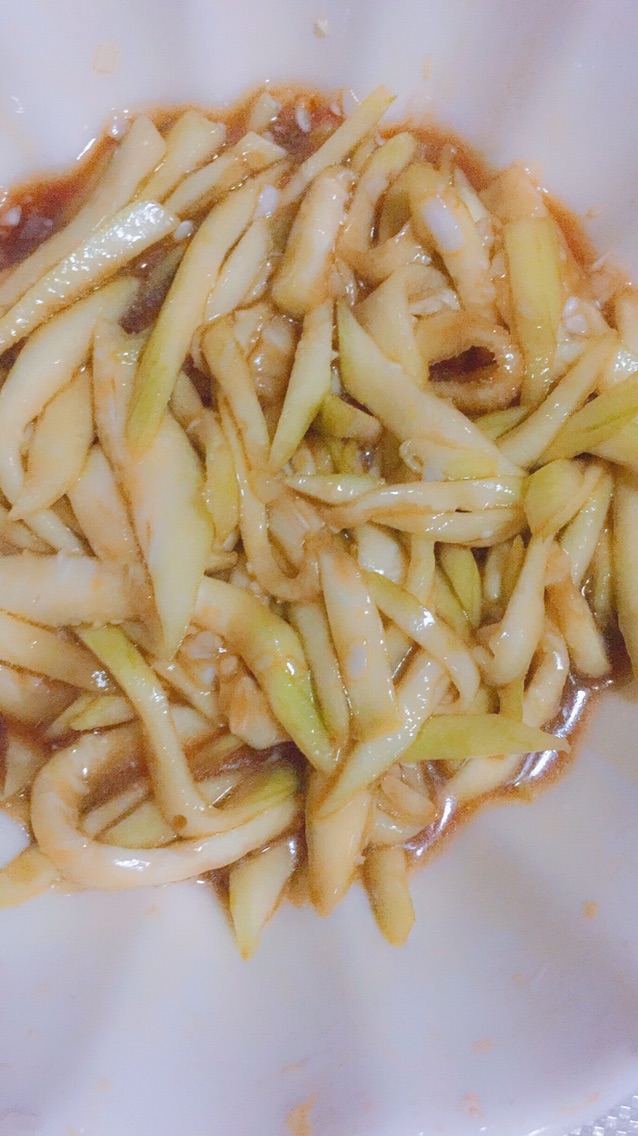 家里味—凉拌丝瓜的做法