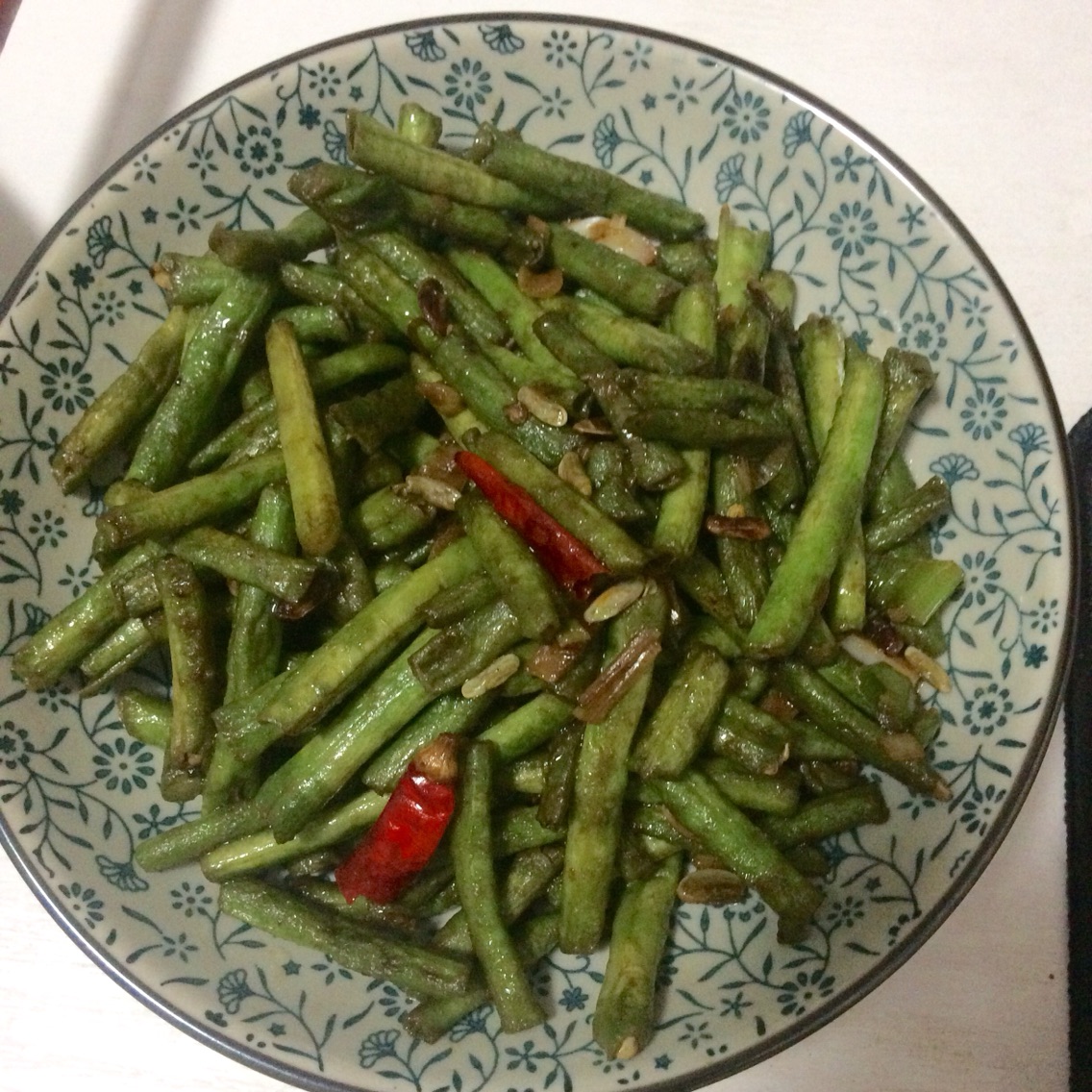 Stir fried beans