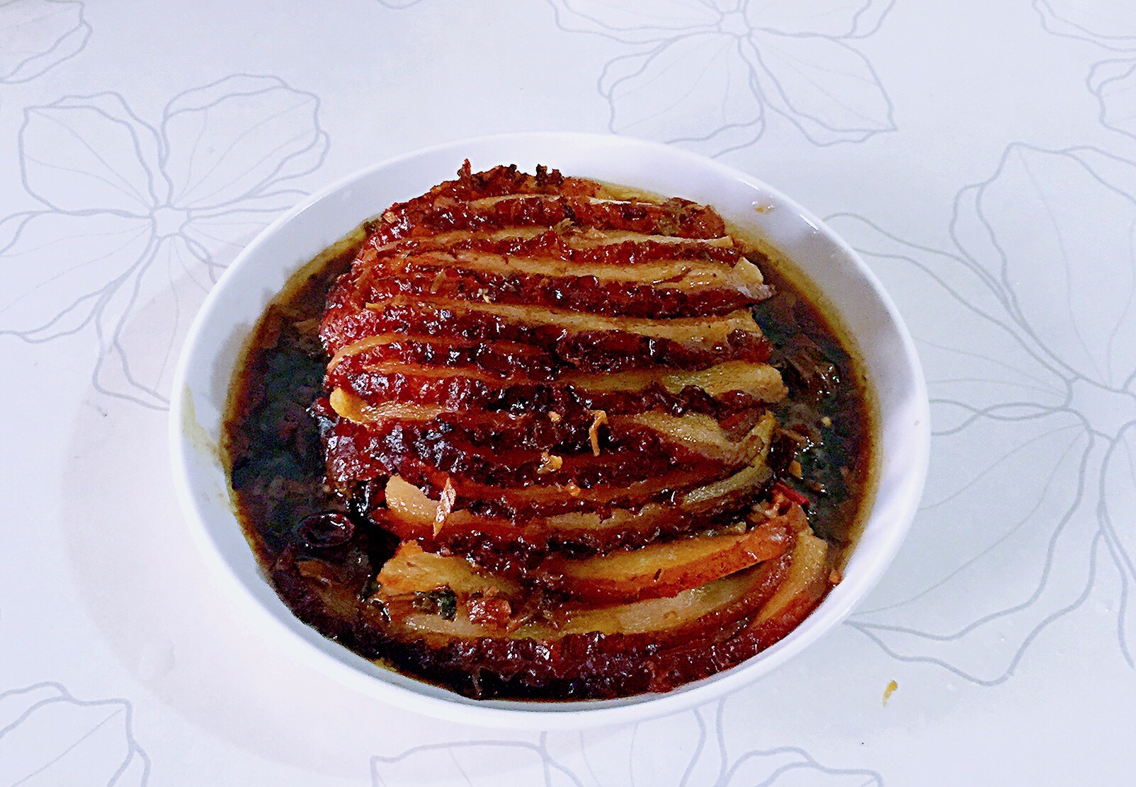 梅菜扣肉的做法图解12