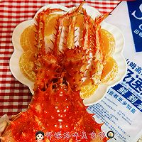 #除夕帝王蟹 年年都有钳#山姆品质智利整只帝王蟹黄油焗蟹腿的做法图解2