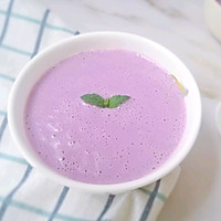 20M+顺滑可口的酸奶紫薯奶昔：宝宝辅食营养食谱菜谱的做法图解5