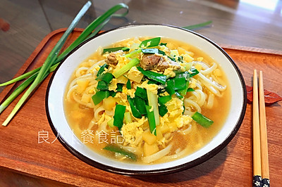 妈妈牌打卤面【土豆鸡蛋手擀面】家的味道！
