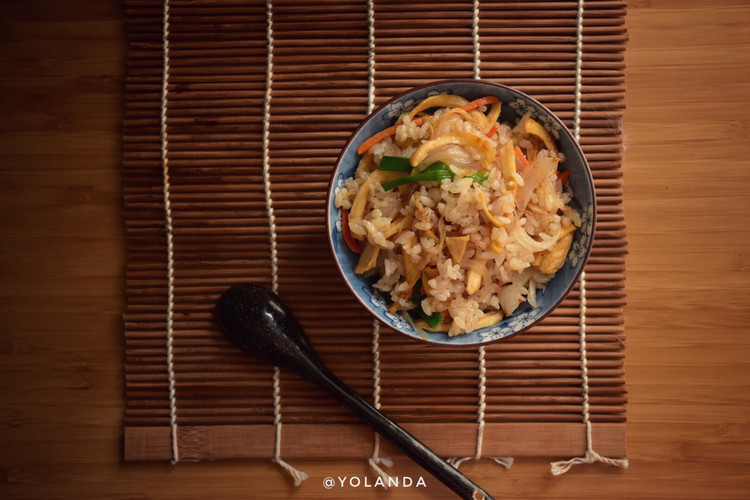 鸡丝炒饭的做法