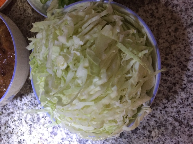 肉丝炒饭的做法图解1