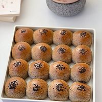黑芝麻小餐包的做法图解3
