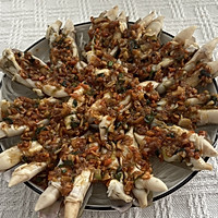 #豆果10周年生日快乐#蒜蓉蒸蛏子，我最爱的小酒菜！的做法图解11