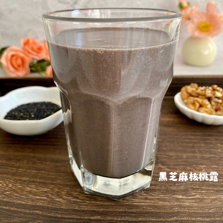 黑芝麻核桃露的做法