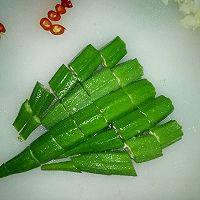 留得青山在（白灼秋葵小白菜）的做法图解4