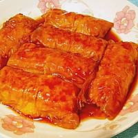 老上海黄酱(豆腐衣包肉)#鲜有赞，爱有伴#的做法图解13