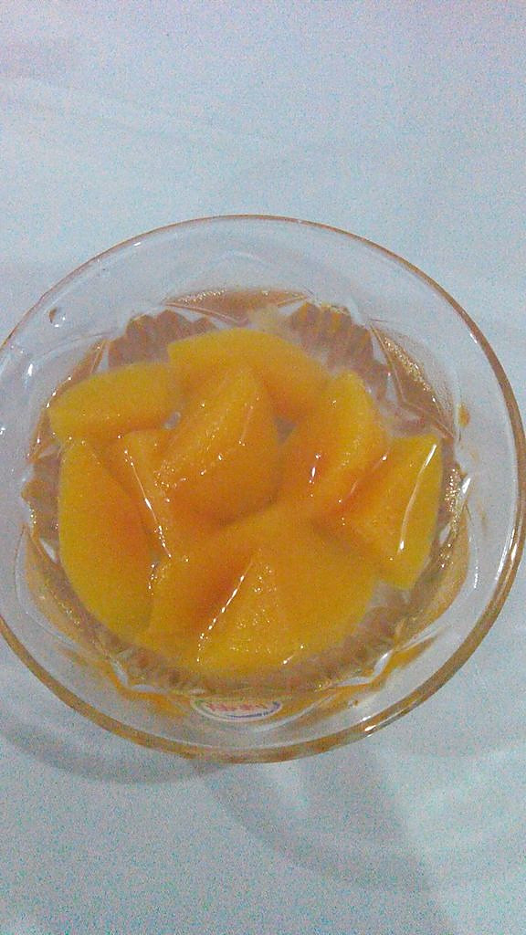 冰糖黄桃的做法