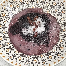 紫米芋头糕