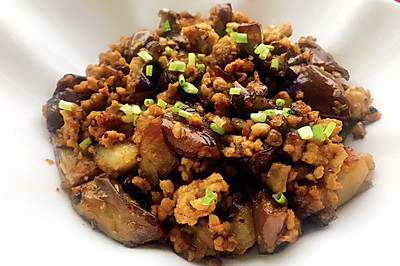 爆香肉沫茄子