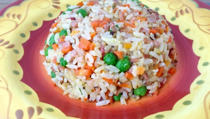 培根什锦炒饭