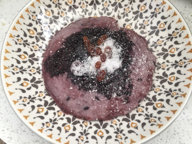 紫米芋头糕的做法