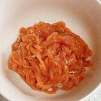 韭菜苔炒肉丝的做法图解4