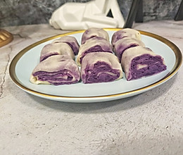 ‘紫薯卷的做法