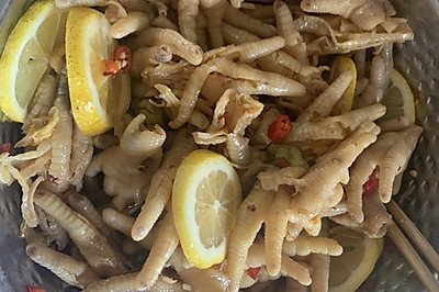 柠檬无骨鸡爪