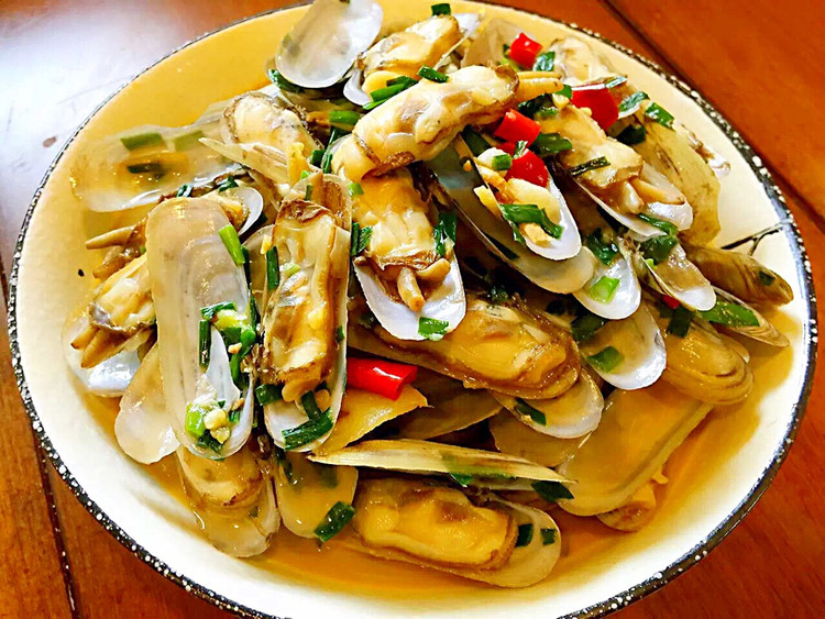 鲜炒蛏子的做法