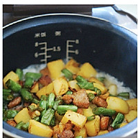 豆角土豆焖饭的做法图解6