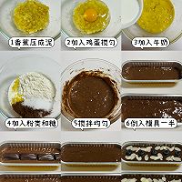 爆浆布朗尼蛋糕(无油低糖)无泡打粉｜低脂香蕉蛋糕的做法图解2
