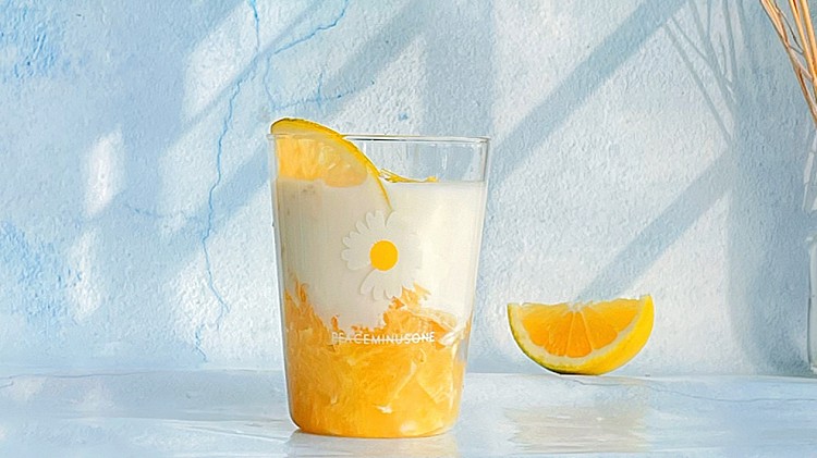 酸奶橙子的做法