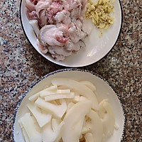 #笋炒肉的做法图解1