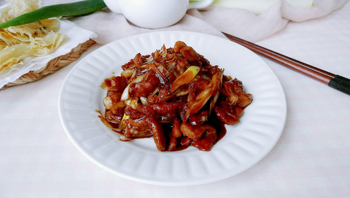酱酱葱白过油鸭