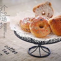 杂粮甜甜圈面包#盛年锦食·忆年味#的做法图解11