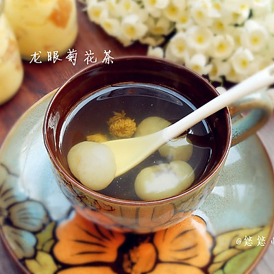 龙眼菊花茶