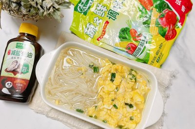 低卡金针菇鸡蛋汤