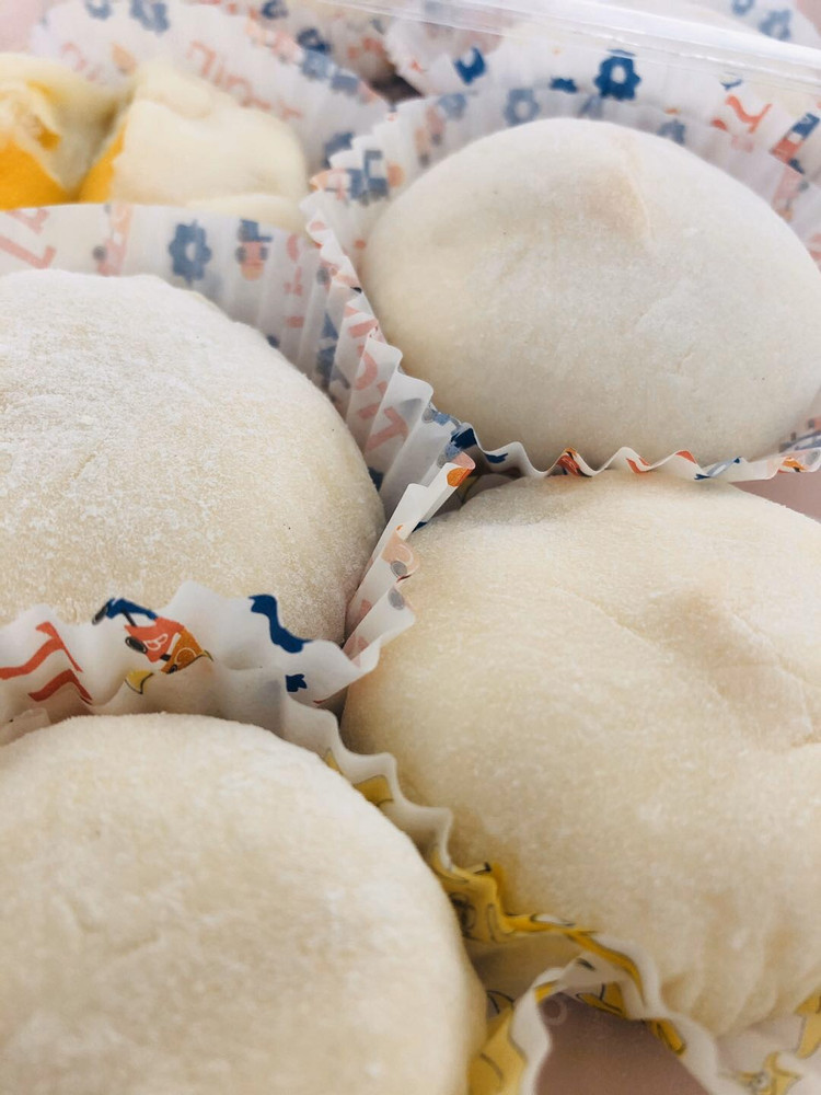 芒果大福雪媚娘——不粘手的方子的做法