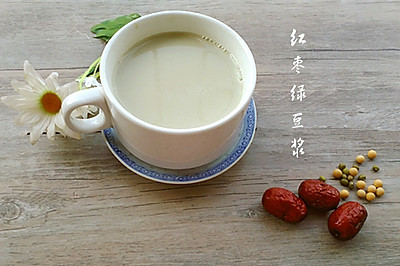 红枣绿豆浆