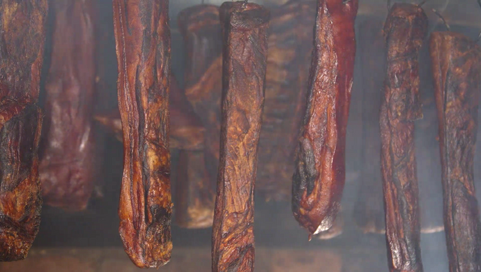 湖南农村烟熏腊肉制作全过程