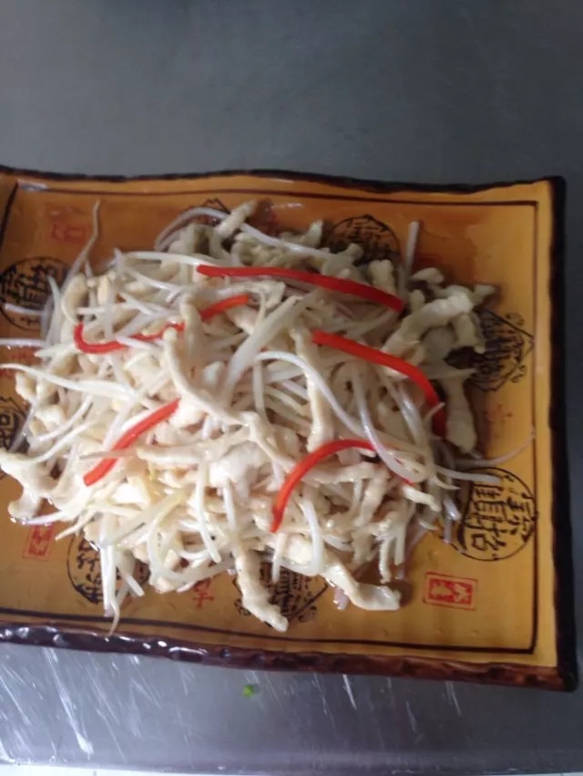 银芽鸡丝的做法图解1