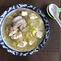 白菜豆腐骨头汤的做法图解7