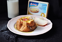 火山口爱情：安佳黄油舒芙蕾蜂蜜酱厚松饼#安佳黑科技易涂抹黄油的做法