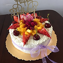 十寸水果蛋糕#豆果五周年#