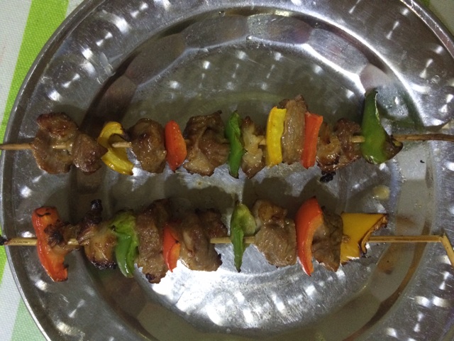 蔬菜羊肉串