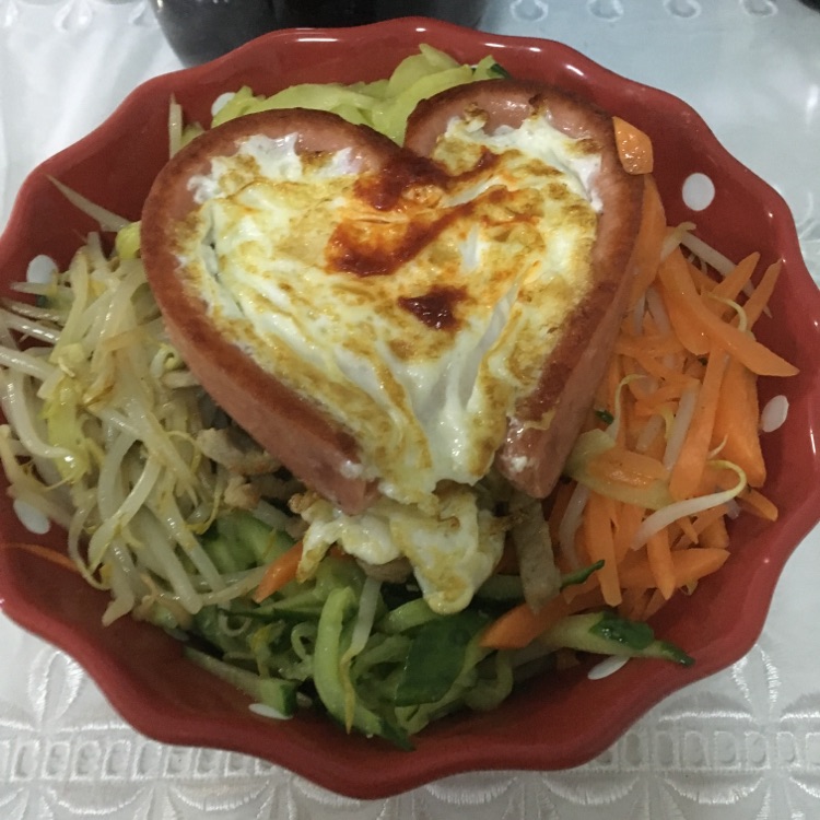 韩式拌饭的做法图解5
