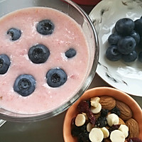 蓝莓冰西瓜奶昔的做法图解6